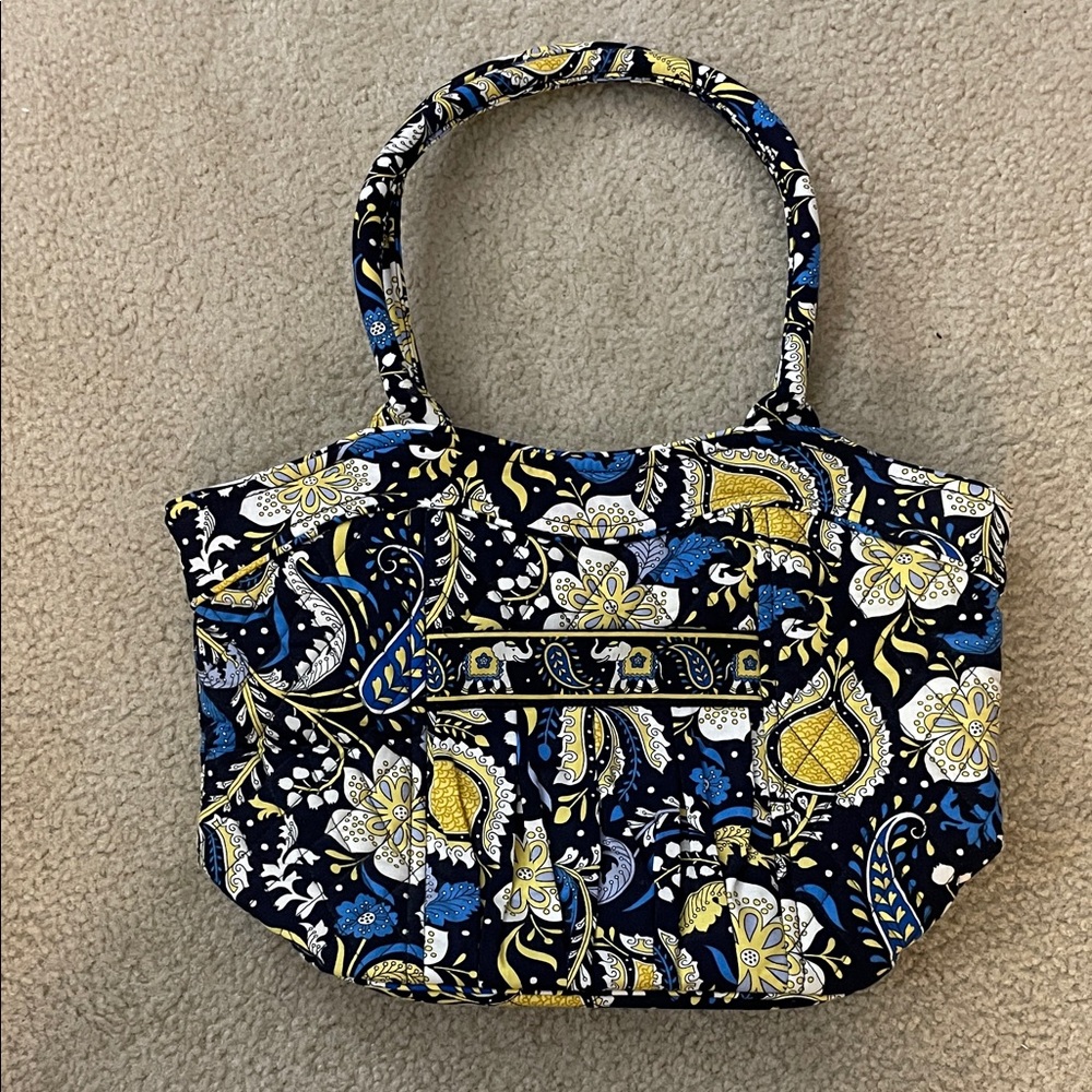 Vintage Vera Bradley Floral Patterned Tote Bag NWOT